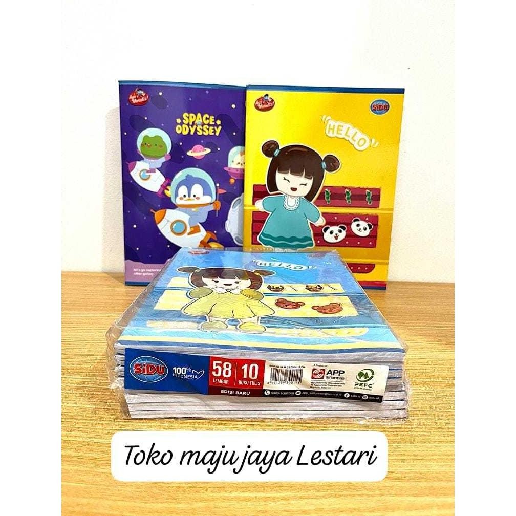 

BUKU TULIS GARIS SINAR DUNIA SIDU 58 LEMBAR