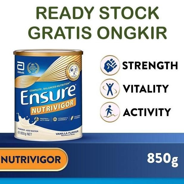 

SUSU Abbott Ensure NutriVigor Adult Milk Formula - Vanilla 850g