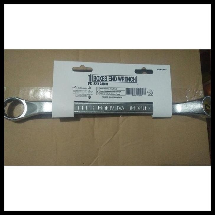 HOT DEAL KUNCI RING BOX END WRENCH TEKIRO 22 X 24 MM ORIGINAL 