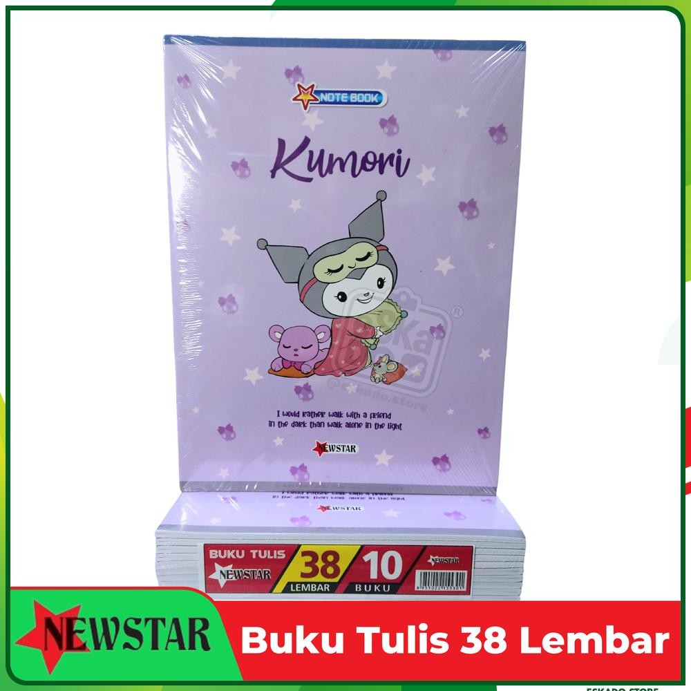 

Buku Tulis Quarto 38 Lembar / Buku Tulis New Star Motif Lucu