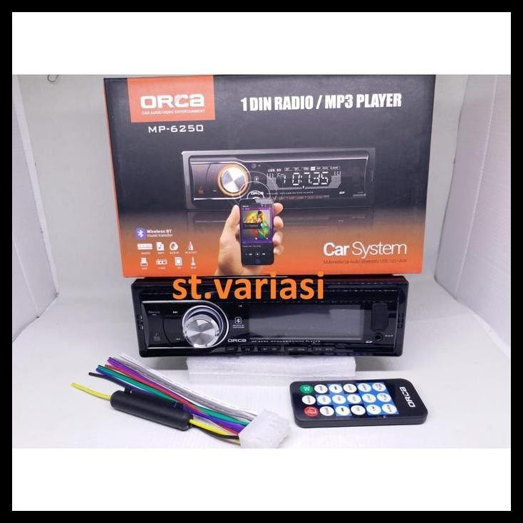 HOT DEAL SINGLE DIN TAPE BLUETOOTH ORCA MP-6250 MOBIL ALL NEW XENIA
