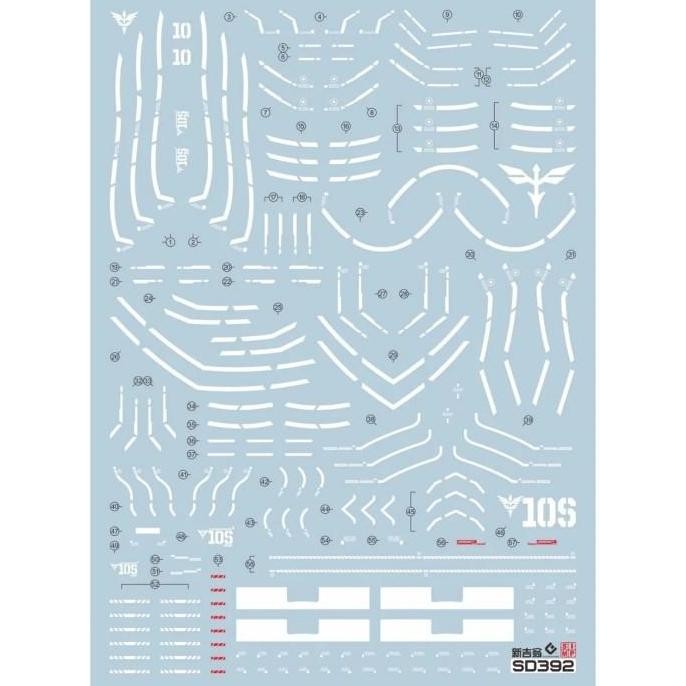 baru Fluorescent Water Decal SD Neo Zeong Evolution Studio