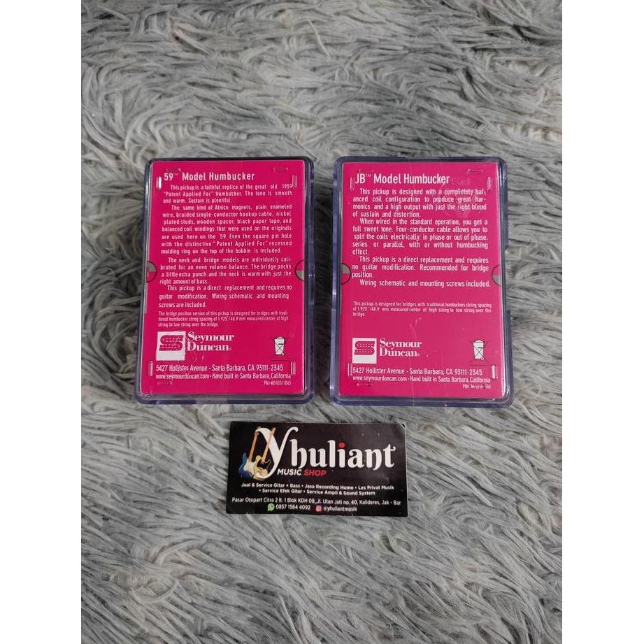 baru Seymour Duncan SH4 bridge Jb model & SH1n 59 model New with box