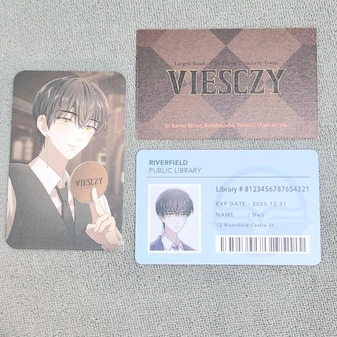 baru Heli / Heeseung Photocard + ID + Name Card set Official from Enhypen Special Album Dark Moon [M