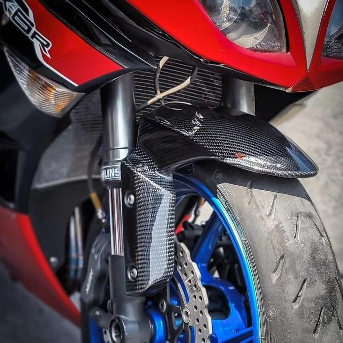 Spakbor Depan carbon ZX6R ZX636 by Kabon carbon parts murah