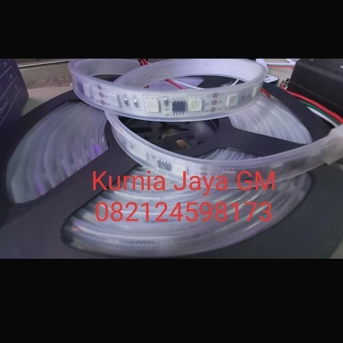 Led Strip Rgb 5050 Ic Pintar 60Led Ip68 / Lampu Led Strip Running