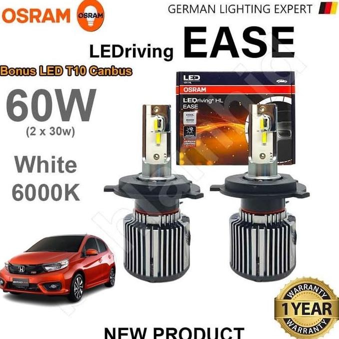 Lampu LED Honda BRIO, ALL NEW BRIO Osram EASE LEiving 54W 6000K Bohlam Mobil