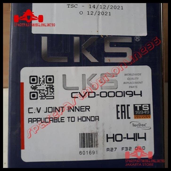 TERMURAH CV JOINT AS RODA DALAM HONDA NEW CRV GEN 2 2002 2004 2006 LKS 