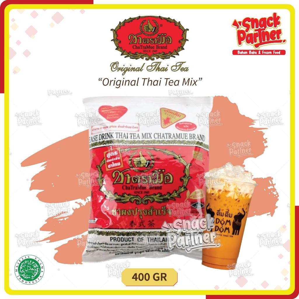 

FM CHATRAMUE Original Thai Tea Mix 400 GR - Daun Teh Thailand Asli - Number One Import Halal