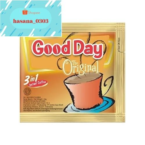 

FM Good Day Original 1Renteng Isi 10Sachet