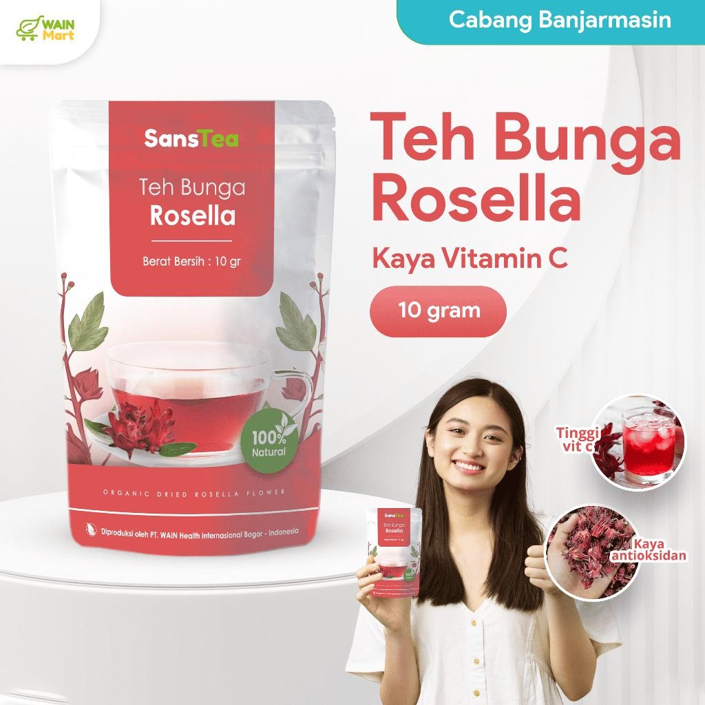 

FM Bunga Rosella Teh Rosela Artisan Minuman Kekinian Pewarna Alami Kaya Antioksidan