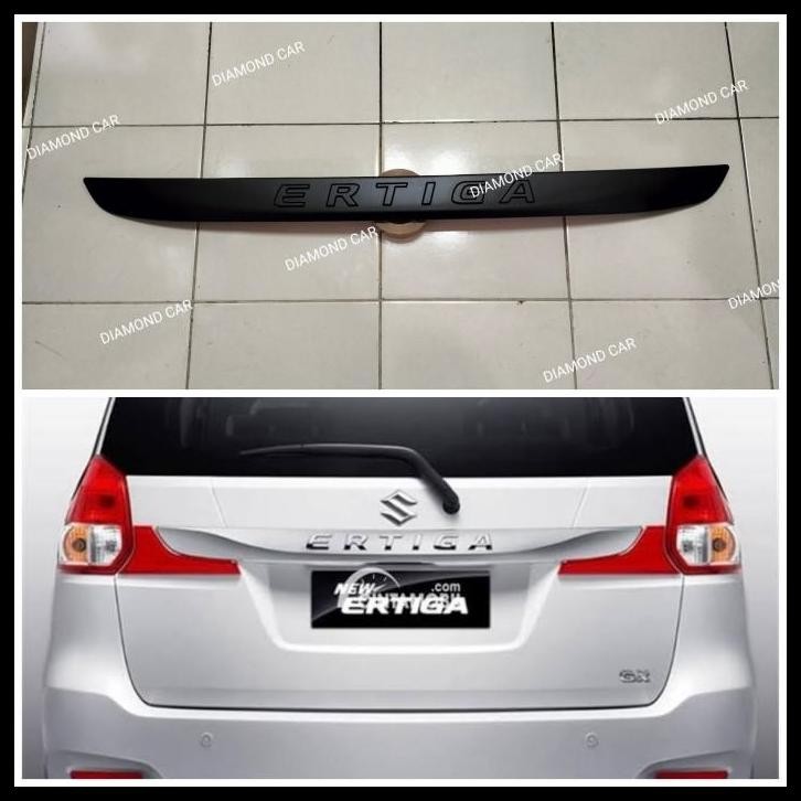 DISKON SUZUKI NEW ERTIGA 2016 GARNIS LIS LIST CARBON TRUNKLID BELAKANG HITAM 