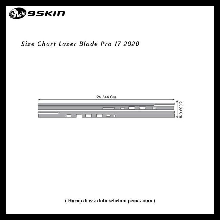 DISKON SKIN PROTECTOR RAZER BLADE PRO 17-INCH 2020 BEZEL 