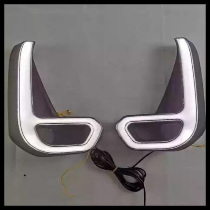 DISKON COVER FOG LAMP DRL TOYOTA HILUX 2021 2022 2023 DRL HILUX 2021 - 2023 