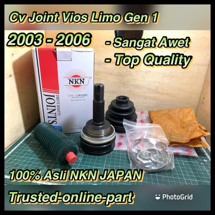 GRATIS ONGKIR CV JOINT VIOS LIMO GEN 1 2003 - 2006 LUAR 100% ASLI NKN JAPAN 