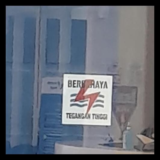 TERMURAH STIKER BAHAYA LISTRIK TEGANGAN TINGGI MASUK DILARANG 
