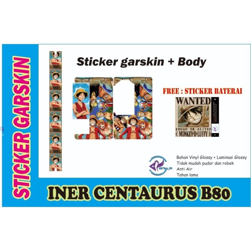 

*Premium Quality* One Piece B80 R Garskin Custom Stiker Maxdecal Bkn Case COD