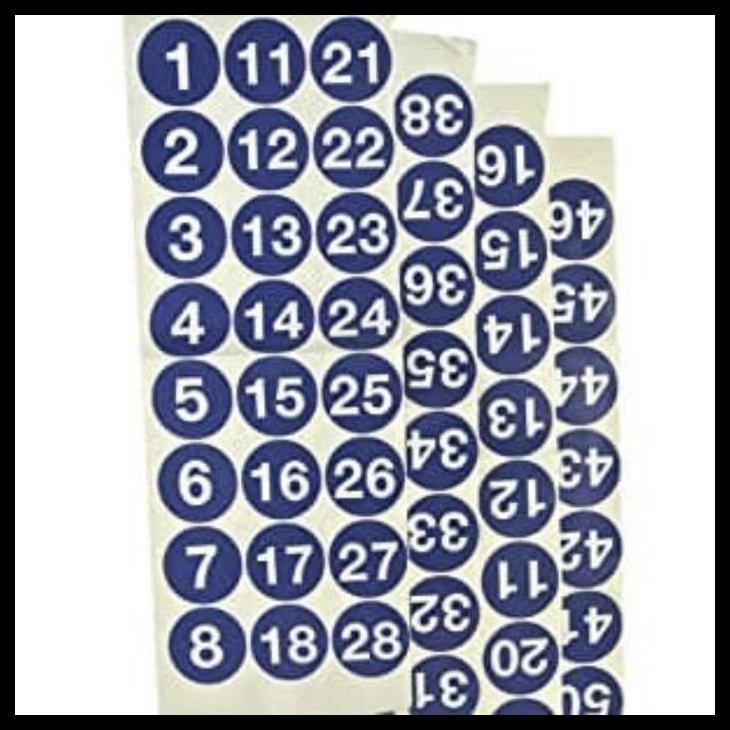 

GRATIS ONGKIR STICKER 1-50 DIAMETER 2 CM ANGKA HURUF
