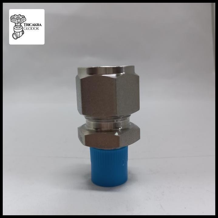 male connector ss316 1/2 od x 1/4/v-lok connector 1/2 od x 1/4