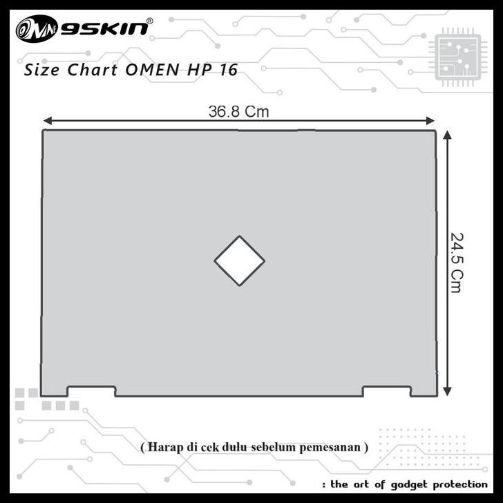 TERMURAH SKIN PROTECTOR HP OMEN 16 3M LEATHER 
