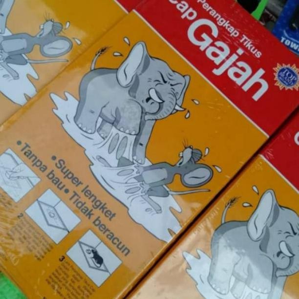 Lem Perangkap Tikus Cap Gajah Lem Papan Gajah Viral