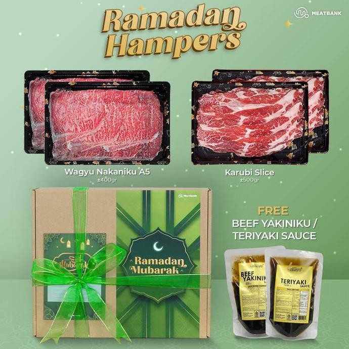 

Lebaran Hampers Meatbank Parsel Ramadhan Wagyu Steak Parcel Shabu Yakiniku Beef