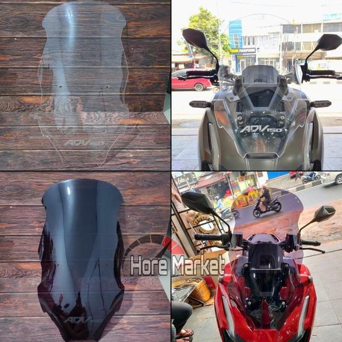 Visor Adv 150 Panjang Tinggi Windshield Adv 150 Model Tinggi Terbaru