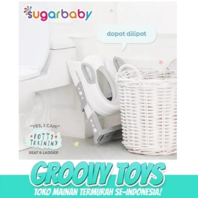 SUGARBABY POTTY TRAINING SEAT&LADDER / POTTY SEAT/TOILET TRAINING ANAK