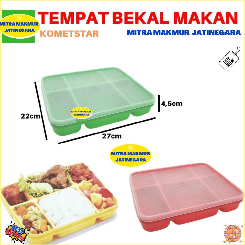 Komet Star Rantang Makanan Plastik Kotak Dan Bulat Ompreng Kotak Bekal Rantang Catering Executive Be