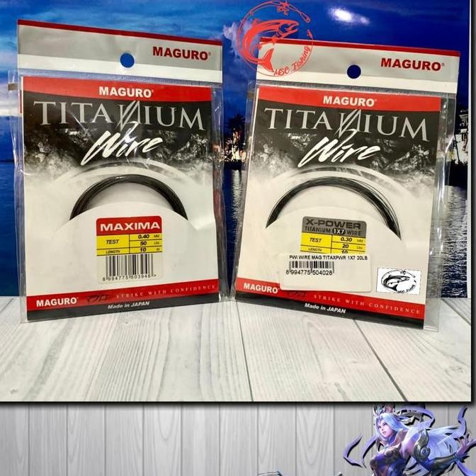 Neklin Maguro Titanium Wire 10M 20lb, 50lb