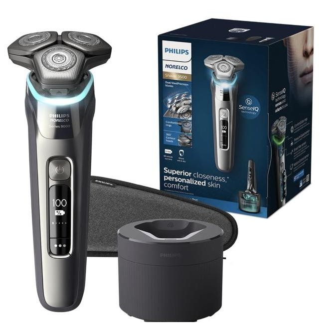 

Norelco Philips 9500 Rechargeable Wet & Dry Electric Shaver with Quick Clean