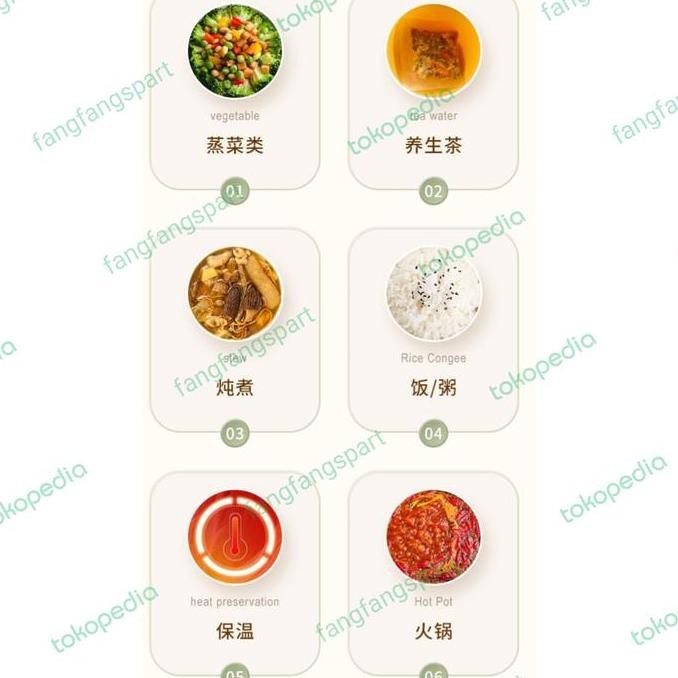 Terlaris Termos Panci Ceramic MultifungsiMini CookerPortabelListrik Hotpot Ready Stok