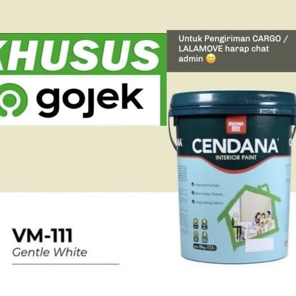 Cat Mowilex Cendana 25Kg Gentle White 111