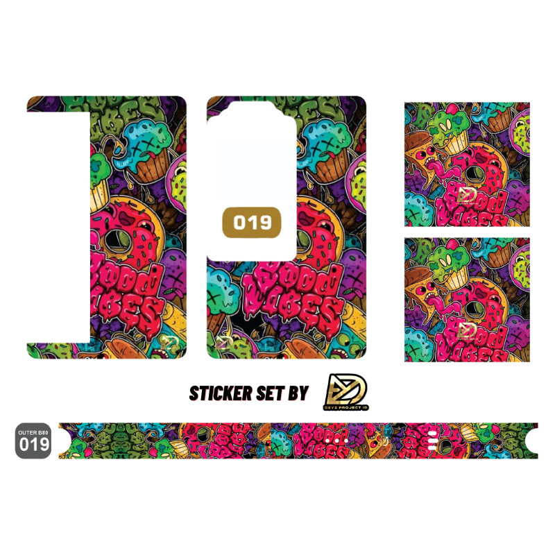 

*2Piece* Namikami Kertas Label B80 Anti Air Stiker Fs 19 Garskin Stiker Casing Custom Bebas Dan Bayar Ditempat