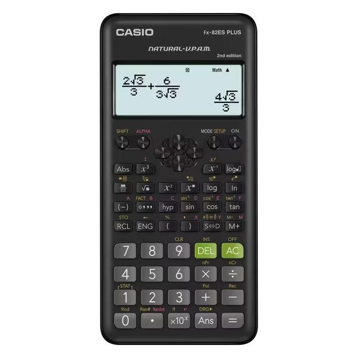 

Kalkulator Ilmiah CASIO FX 82ES PLUS 2nd Edition Scientific Calculator 82 ES