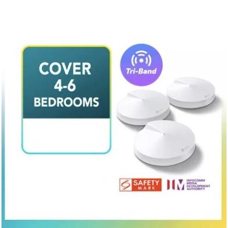

TP LINK Deco M9 Plus(3-pack) AC2200 Tri Band