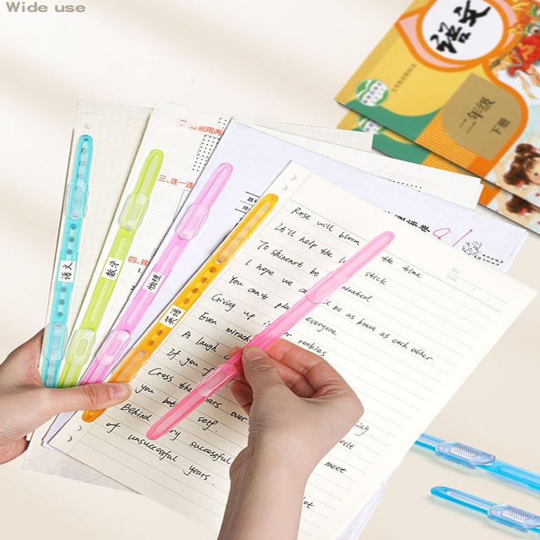 

Klip Binder Loose Leaf Bahan Plastik Untuk Perlengkapan Sekolah