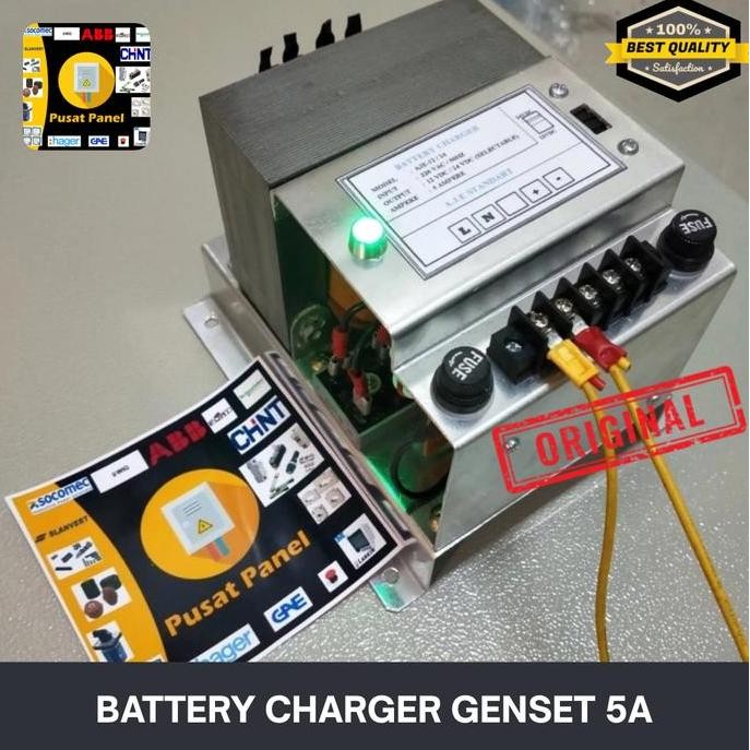 Battery Charger Genset 5A / Cas Aki Genset 5A