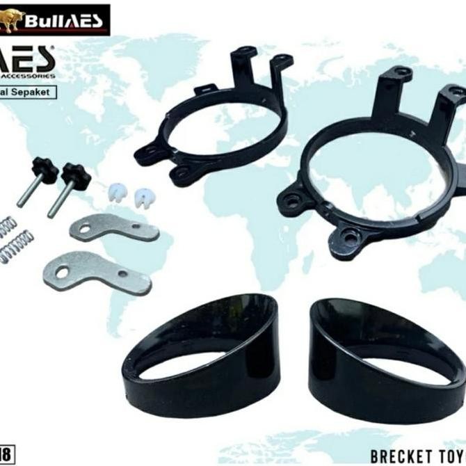 Foglamp Biled AES Q8 Laser Jenong 3in Hi Loo 45 Watt Honda Toyota