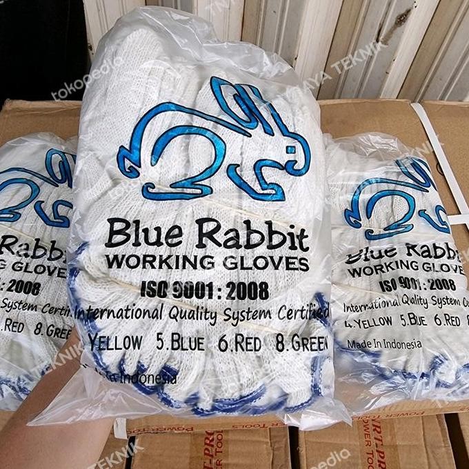 ready SARUNG TANGAN KAIN KATUN 5 BENANG / SARUNG TANGAN RAJUT BENANG LUSINAN