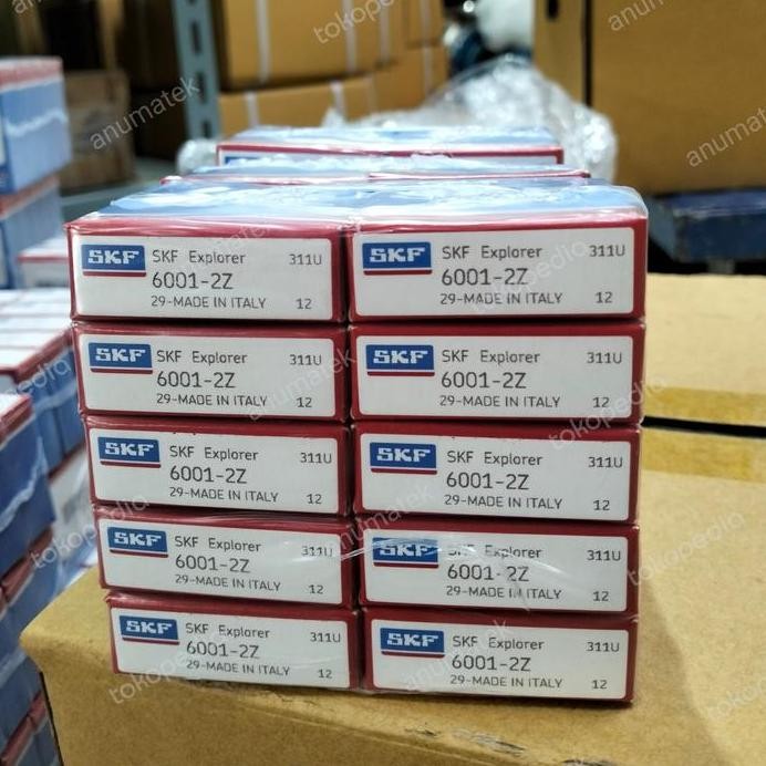 Bearing SKF 6001 ZZ 6001-ZZ 6001ZZ Made In Italy Laher SKF