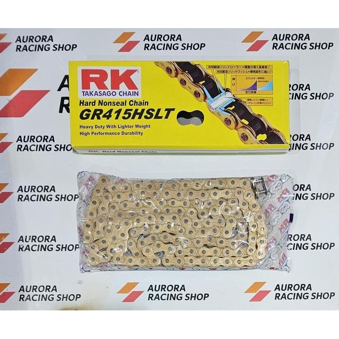 Rantai Rk 415 Hslt - 130L Gold Rk Takasago Chain Original