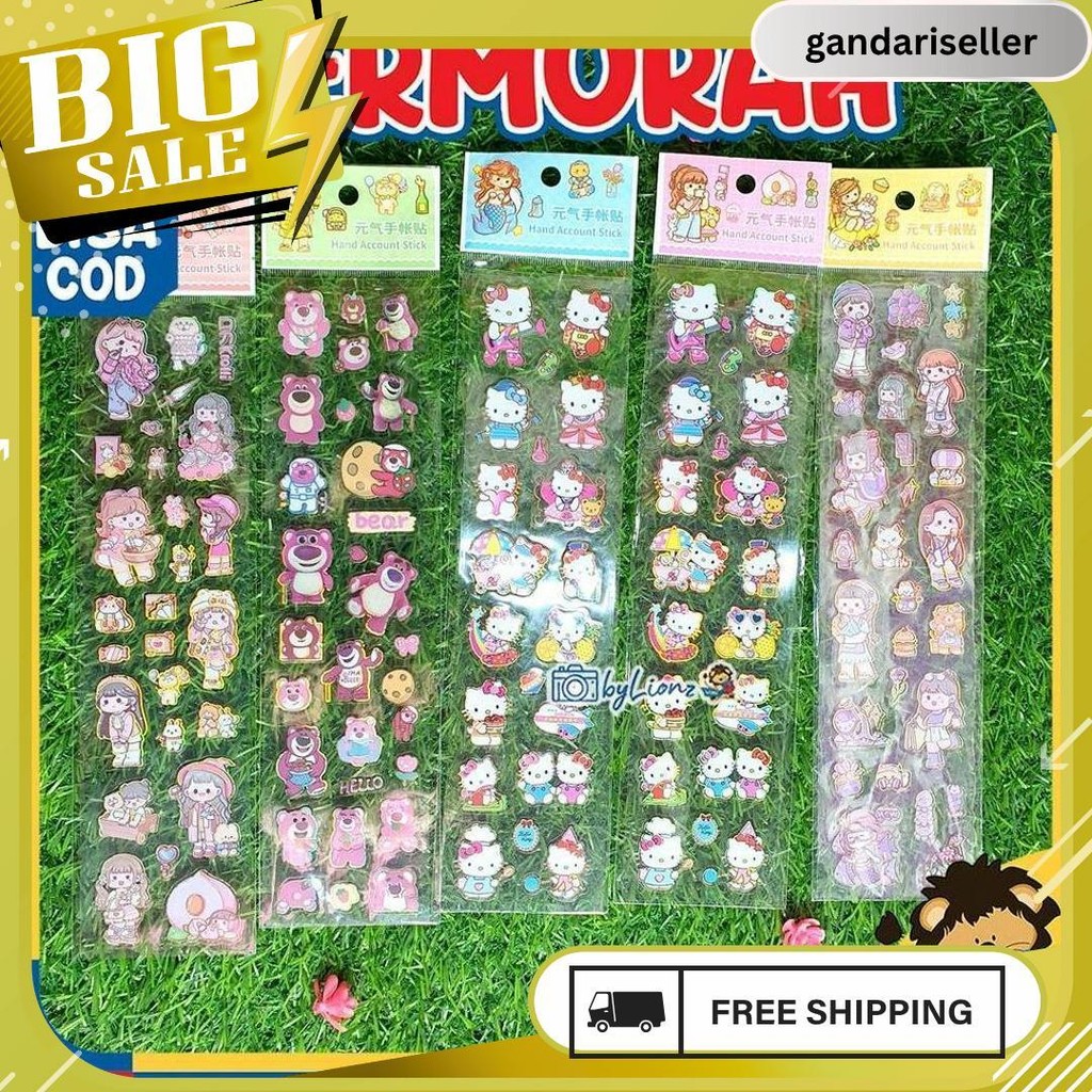 

Stiker Bt21 / Stiker 3D Bangtan 2021 Meledak