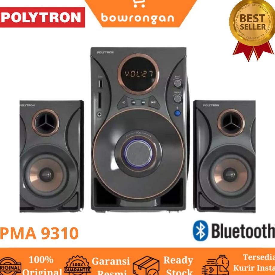 Polytron Speaker Aktif Pma 9310 Bluetooth Portable Wireless Aux Usb Pma9310 Audio