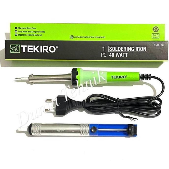 SOLDER TEKIRO 40 WATT SOLDERING IRON SODER 40 WATT SOLDER ALAT SEDOT TIMAH PENYEDOT TIMAH SOLDER ORI