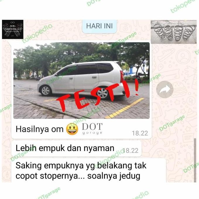 Loweringkit Per Custom Empuk + Stoper Avanza Old Lama (Not Tein Eibach