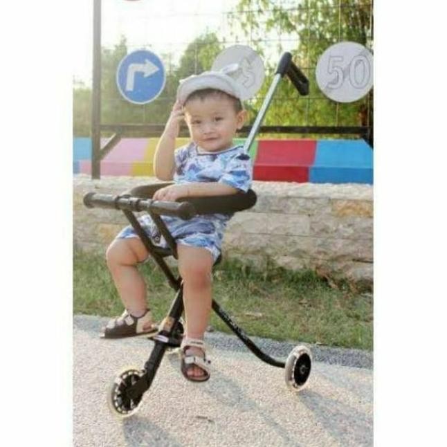 Baby Stroller Roda 3 Portable Kursi Dorong Bayi Lipat Kereta Anak
