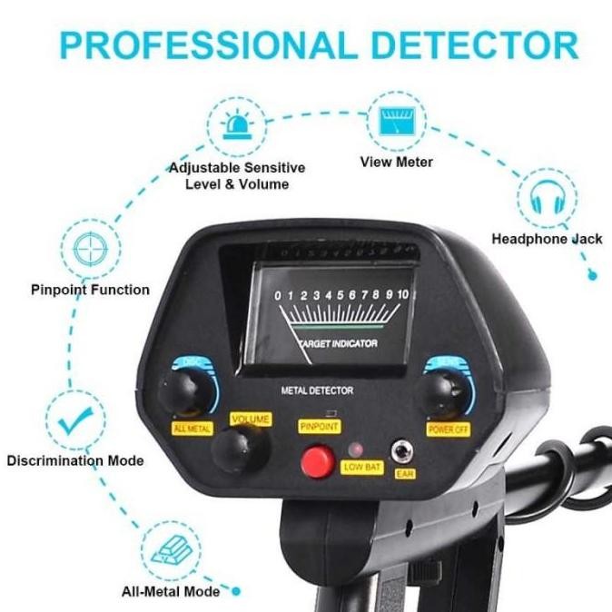 Pendeteksi Logam Emas Perak Metal Gold Silver Detector Finder Lcd Kualitas Terbaik Harga Termurah
