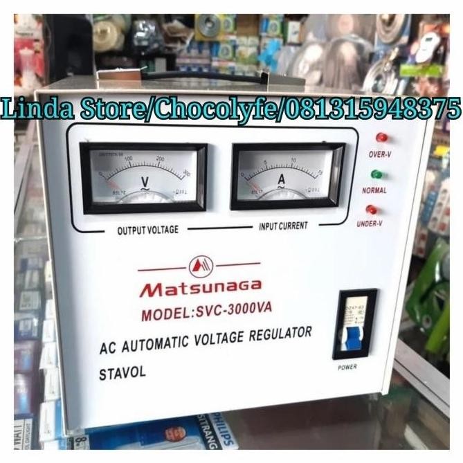 STABILIZER MATSUNAGA 3000 WATT STAVOL MATSUNAGA ORIGINAL DAN TERPERCAYA