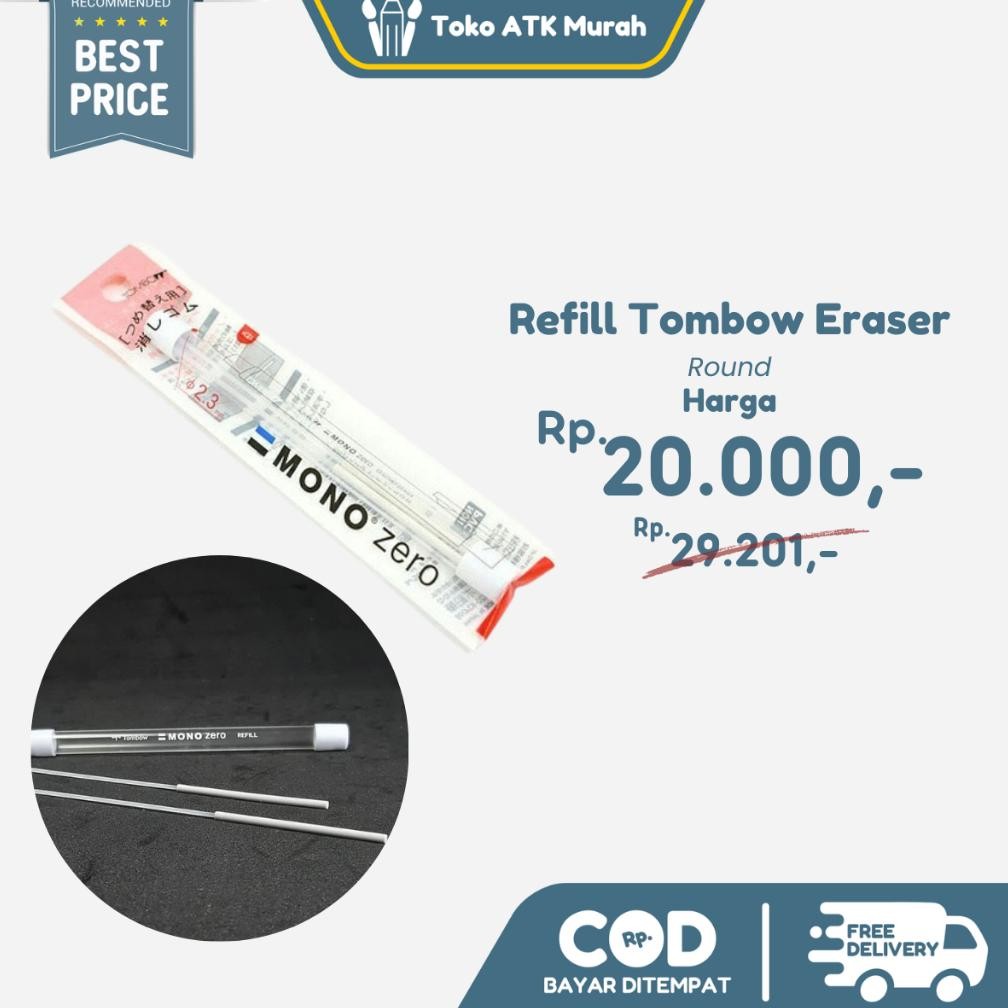 

Tombow Mono Zero Eraser 2.3mm - Refill DiM
